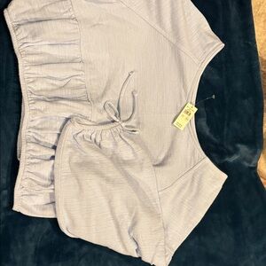 Aerie Soft Blue Knit Top